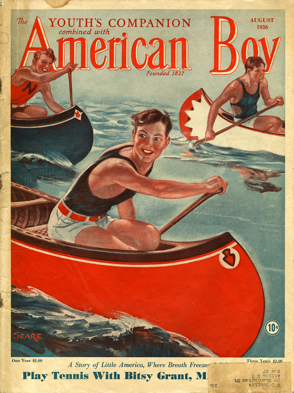 American Boy August 1936 cover