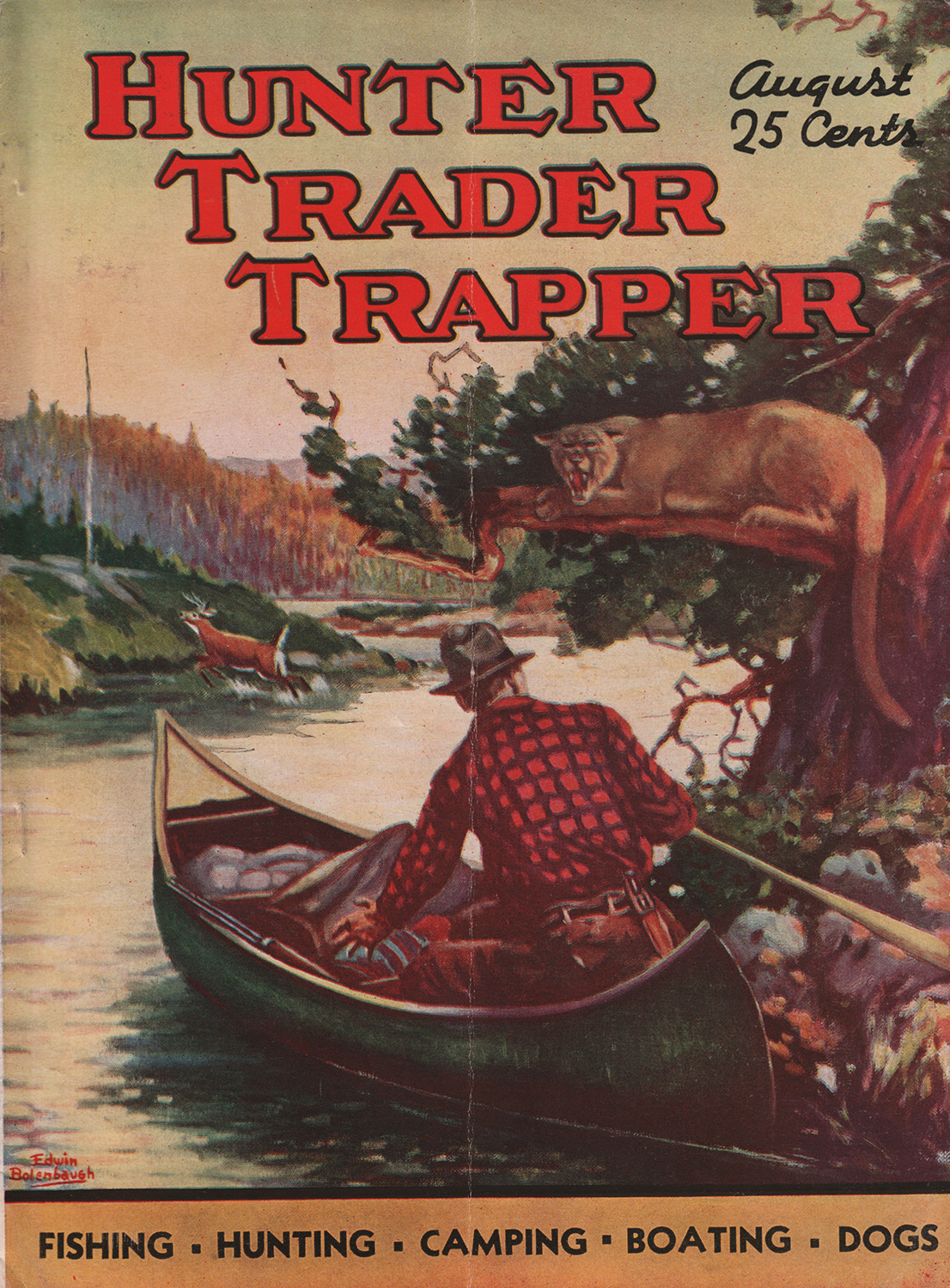 Hunter Trader Trapper August 1936