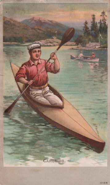 Canoeing in a Rob Roy