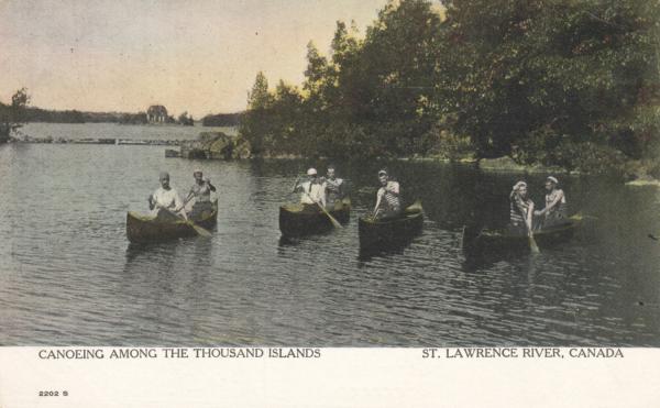 Canoeing Among the Thousand Islands
