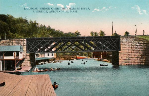 Railroad bridge over the Charles River