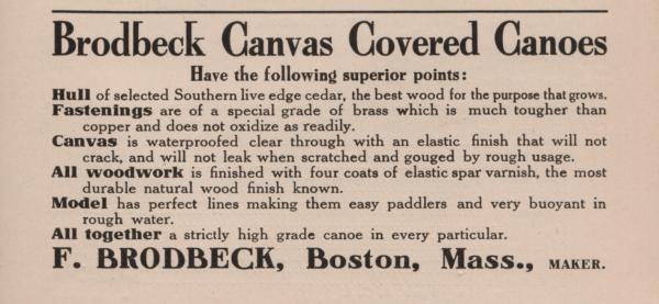 1913 Brodbeck ad