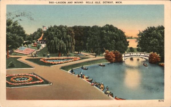 Belle Isle Linen Postcard