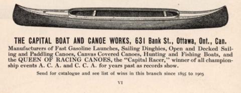 1906 Capital Boat and Canoe Works
