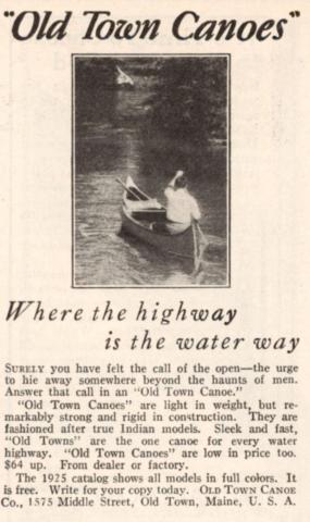 1925 Old Town Ad