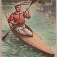 Canoeing in a Rob Roy
