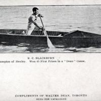 Walter Dean Blackburn postcard front