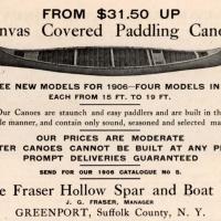1906 Fraser Hollow Spar and Boat Co.
